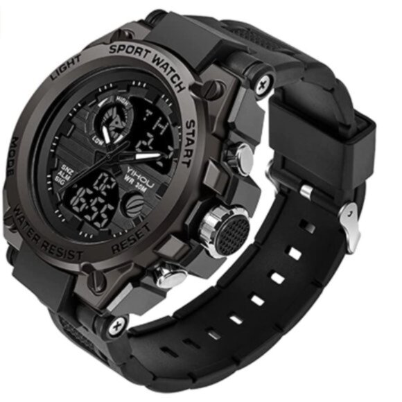 New Electronic Watch Tactical Army Wristwatch Waterproof Multi-Function Watch - Picture 1 of 8